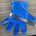 Contact alimentaire Proof de l&#39;épreuve tactile à l&#39;huile Blue TPE Gants jetables